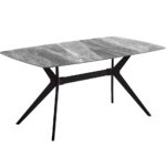 MESA ITALIA MARMOL CERÁMICA GRIS 140x80x75cm