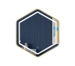 Espejo Hexagonal 80cm
