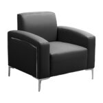 Sofá Grecia Negro 1P