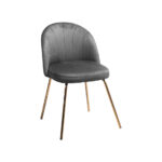 SILLA LETICIA VELVED GOLD