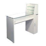MESA DE MANICURE PARIS COLOR BLANCO 100x40x75cm