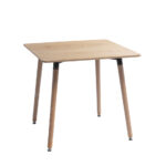 Retro cuadrada Madera Roble