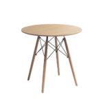 Eames Redonda Madera Roble