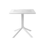 MESA CUADRADA SAFIRA COLOR BLANCO 80x80x75cm