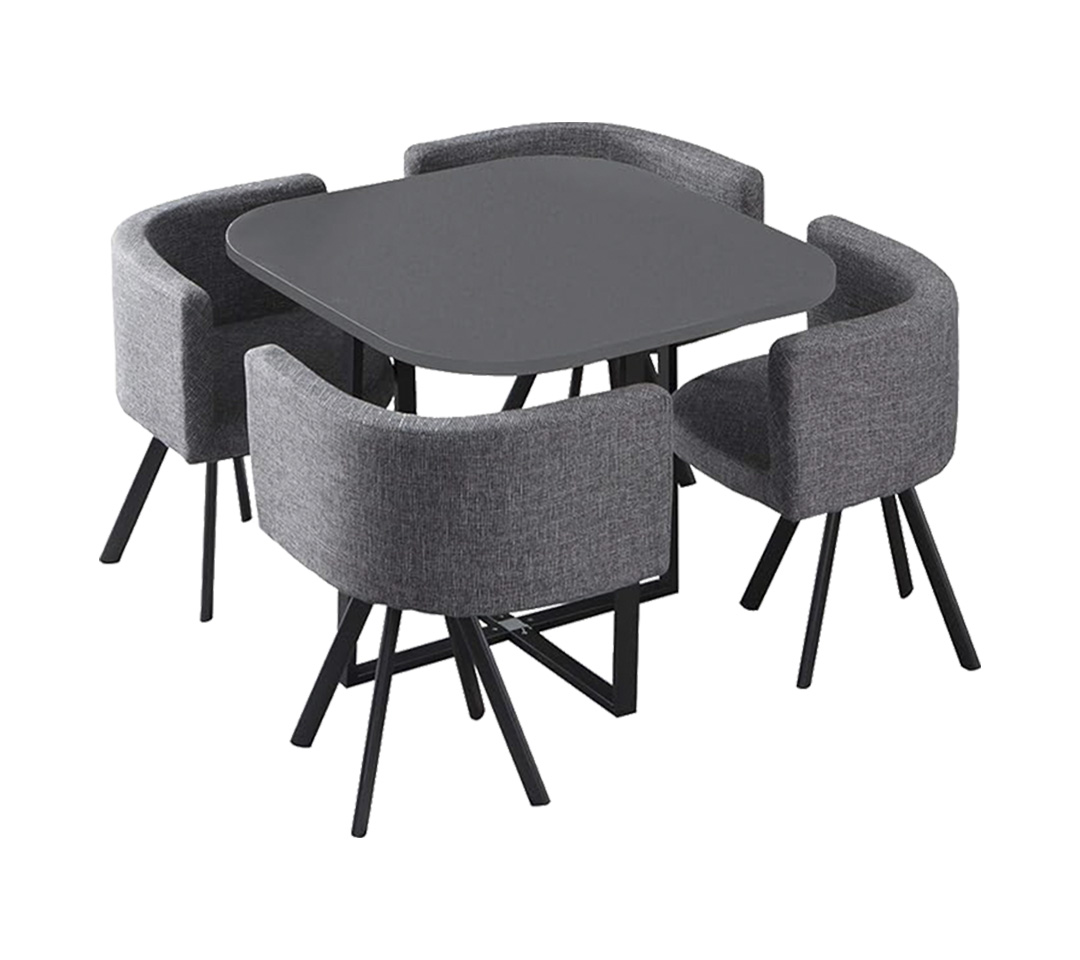 SET COMEDOR HOLLAND TAPIZ 4 PUESTOS 90x90 - Imagen 1