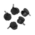 PACK DE 5 RUEDAS NYLON PARA SILLAS