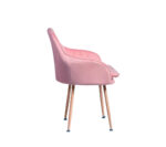 SILLA DE COMEDOR VELVED COLOR ROSE PINK - Imagen 3
