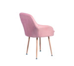 SILLA DE COMEDOR VELVED COLOR ROSE PINK - Imagen 4