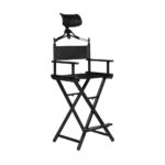 SILLA PARA MAQUILLAJE BILHAIR SALON COLOR NEGRO