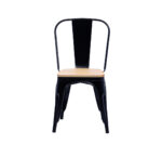 SILLA TOLIX MADERA COLOR NEGRO - Imagen 2