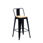 TABURETE TOLIX ASIENTO DE MADERA 66cm