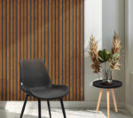 Wall Panel WPS MADERA NOGAL NEGRO Y DORADO - Imagen 2