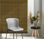 Wall Panel WPS CUERO AZUL OSCURO Y ORO - Imagen 2