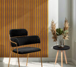 Wall Panel WPS MADERA MARRÓN NOGAL Y DORADO - Imagen 2