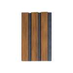 Wall Panel WPS MADERA NOGAL NEGRO Y DORADO