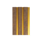 Wall Panel WPS MADERA MARRÓN NOGAL Y DORADO