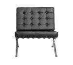 SILLÓN BARCELONA BILOFFICE COLOR NEGRO - Imagen 2