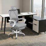 Silla Presidencial Florencia + Escritorio Doha Ejecutivo 150x120cm