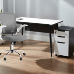 Silla Ejecutiva Mercedes + Escritorio Doha Secretarial 120x60cm