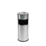 PAPELERA CILINDRICA ACERO INOXIDABLE SMILE