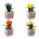 Flor Artificial Glass M5 10x5cm (Unidad)