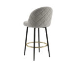 Taburete Virginia Gamuzado  75cm - Imagen 3