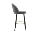 Taburete Virginia Gamuzado  75cm - Imagen 2
