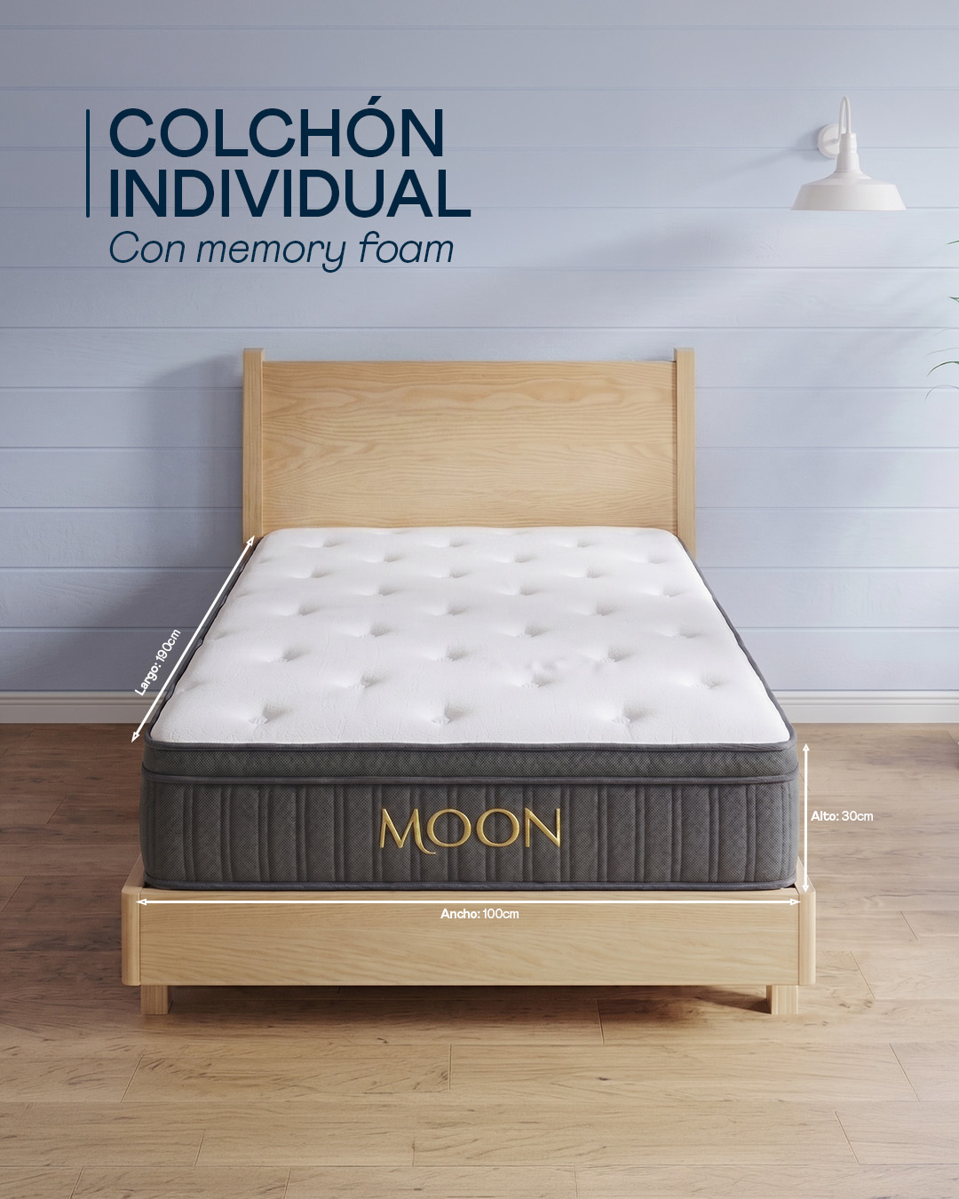 colchon-matrimonial-copia-3-1.jpg Colchón Individual Moon Deep Rest - Memory Foam - 100x190x30cm - Imagen 1