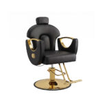 SILLA DE PELUQUERIA TIFANY NEGRA